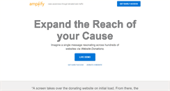 Desktop Screenshot of donateyourwebsite.com